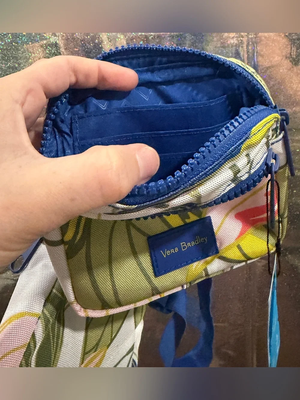 NWT Vera Bradley ReActive Belt Bag Crossbody Tropical Floral MSRP $50